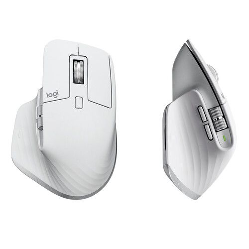 Logitech MX Master 3S mouse Light grey