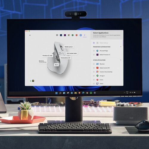 Logitech MX Master 3S mouse Light grey