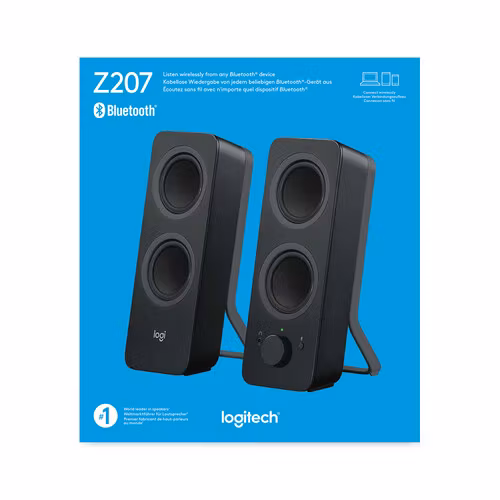 Logitech Z207 Bluetooth 2.0 - black