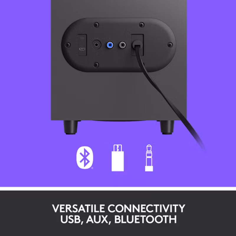 Logitech Z407 2.1-kanal Högtalarsystem Mörkgrå