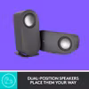 Logitech Z407 2.1-kanal Högtalarsystem Mörkgrå