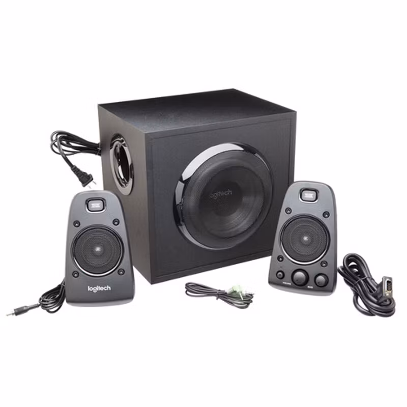 Logitech Z623 THX-certifierat 2.1-högtalarsystem, svart