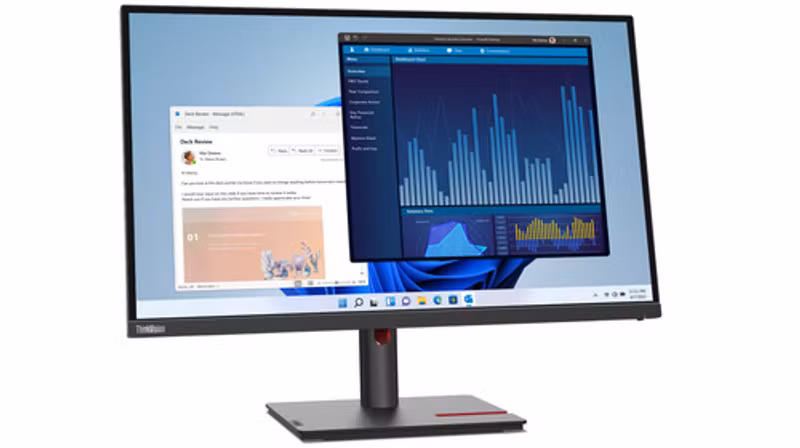 Lenovo ThinkVision T27p-30 27" IPS 3840 x 2160 4K Ultra HD LED Black Monitor
