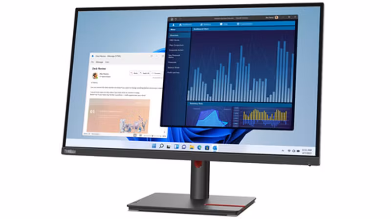 Lenovo ThinkVision T27p-30 27" IPS 3840 x 2160 4K Ultra HD LED Black Monitor