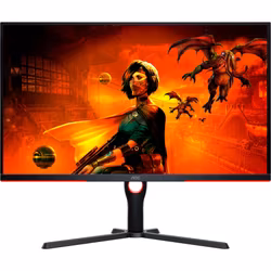 AOC AGON U32G3X/BK, gaming monitor - 32 - black/red, UltraHD/4K, IPS, 144Hz panel