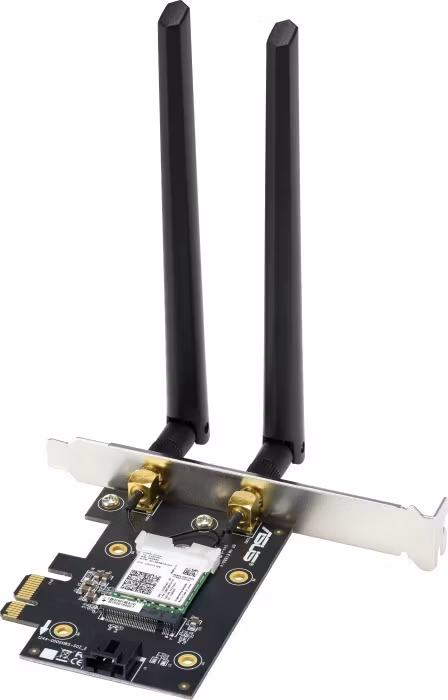 ASUS PCE-AX3000 BT5.0, 2.4GHz/5GHz WLAN, Bluetooth 5.0 LE, PCIe x1 (90IG0610-MO0R10)