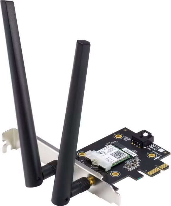 ASUS PCE-AX3000 BT5.0, 2.4GHz/5GHz WLAN, Bluetooth 5.0 LE, PCIe x1 (90IG0610-MO0R10)