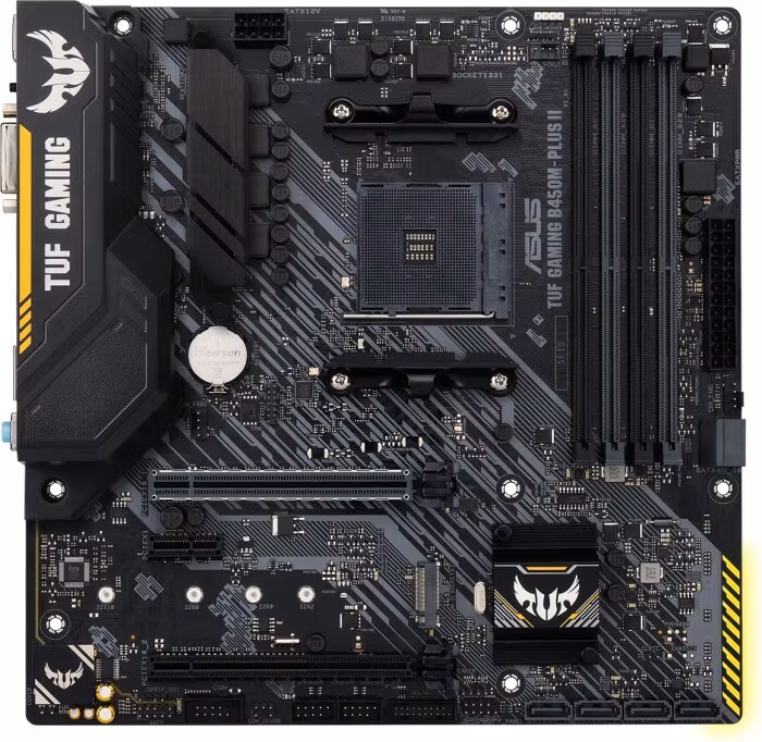 Asus TUF GAMING B450M-PLUS II - Socket AM4 - Mainboard
