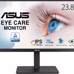 ASUS VA24EQSB - 24 - LED - DisplayPort,  HDMI, black
