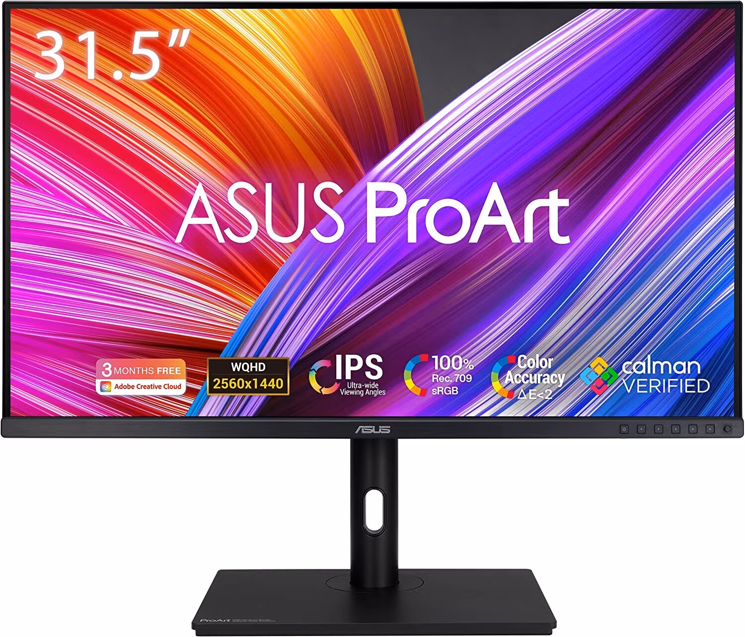 ASUS PA328QV - 32 - LED - DisplayPort, USB-A, black