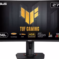ASUS TUF Gaming VG27VQM - 27 - LED - 2x HDMI, DisplayPort, 2x USB-A-3.2, black