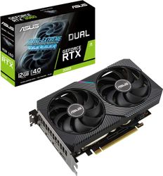 Asus GeForce RTX 3060 DUAL OC V2 LHR - 12GB - 3x DisplayPort, 1x HDMI 2.1