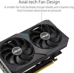 Asus GeForce RTX 3060 DUAL OC V2 LHR - 12GB - 3x DisplayPort, 1x HDMI 2.1
