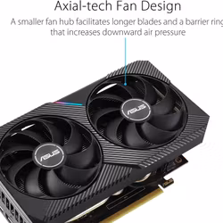 Asus GeForce RTX 3060 DUAL OC V2 LHR - 12GB - 3x DisplayPort, 1x HDMI 2.1