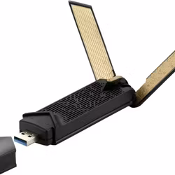 ASUS USB-AX56 AX1800 without stand, WLAN adapter (black/gold)