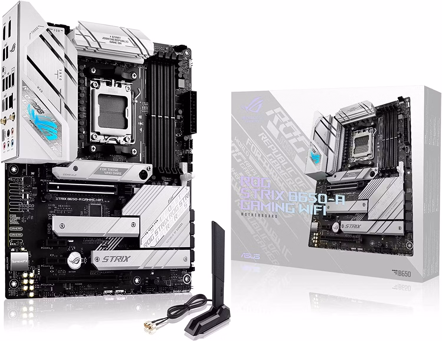 ASUS ROG STRIX B650-A GAMING WIFI, Motherboard (black) - AM5