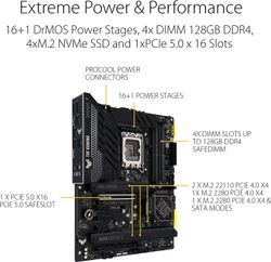 ASUS TUF GAMING Z790-PLUS D4, Motherboard - Socket 1700