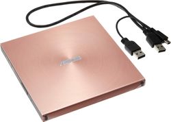 Asus SDRW-08U5S-U External DVD Writer (Rose Gold, USB 2.0, M-DISC)