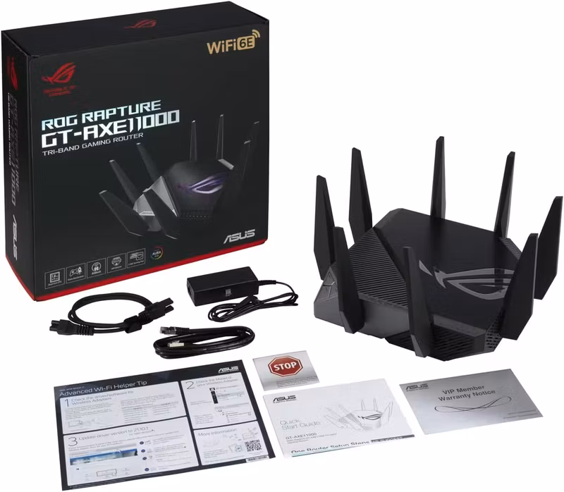 ASUS ROG Rapture GT-AXE11000 Gaming Router WiFi 6E