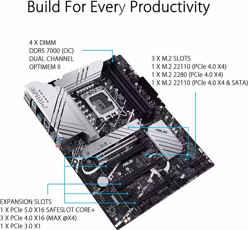 ASUS PRIME Z790-P ATX LGA1700 Intel Z790 Moderkort