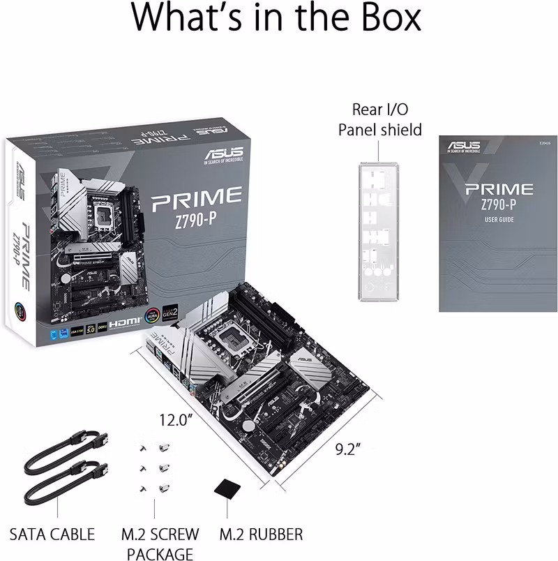 ASUS PRIME Z790-P ATX LGA1700 Intel Z790 Moderkort