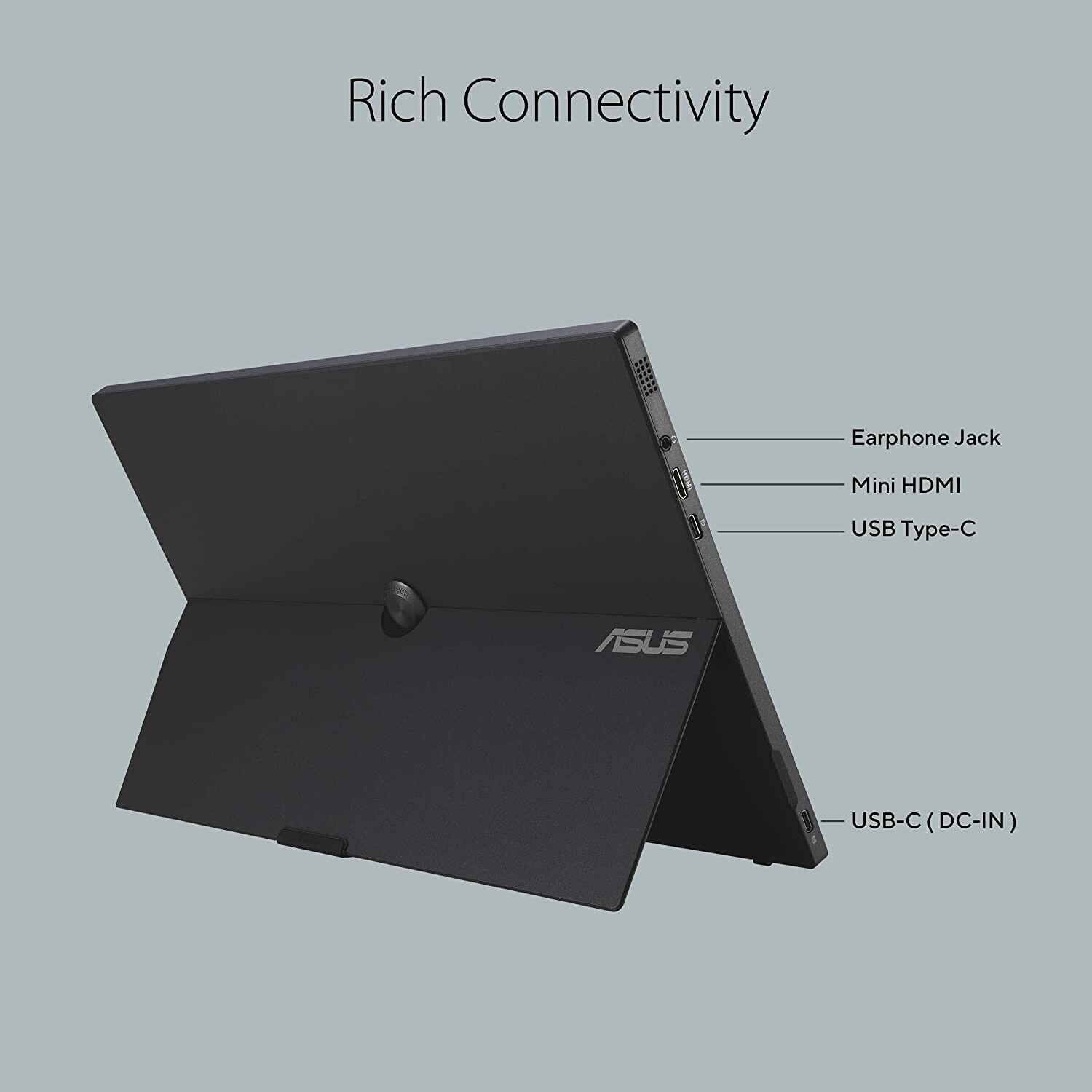 ASUS MB16AWP - 16 - LED - black, USB-C, mini HDMI, jack