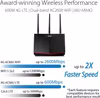 ASUS 4G-AC86U Trådlös Router Svart