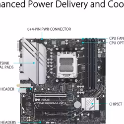 ASUS PRIME B650M-A WIFI II, motherboard (black)