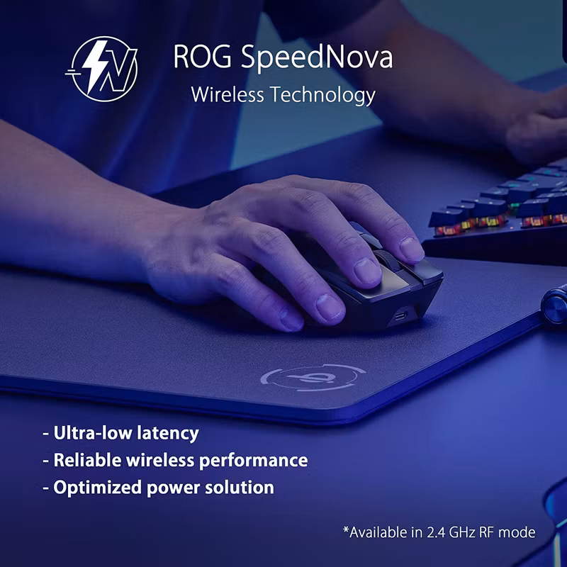 ASUS ROG Gladius III Wireless Aimpoint Trådlös Mus Svart