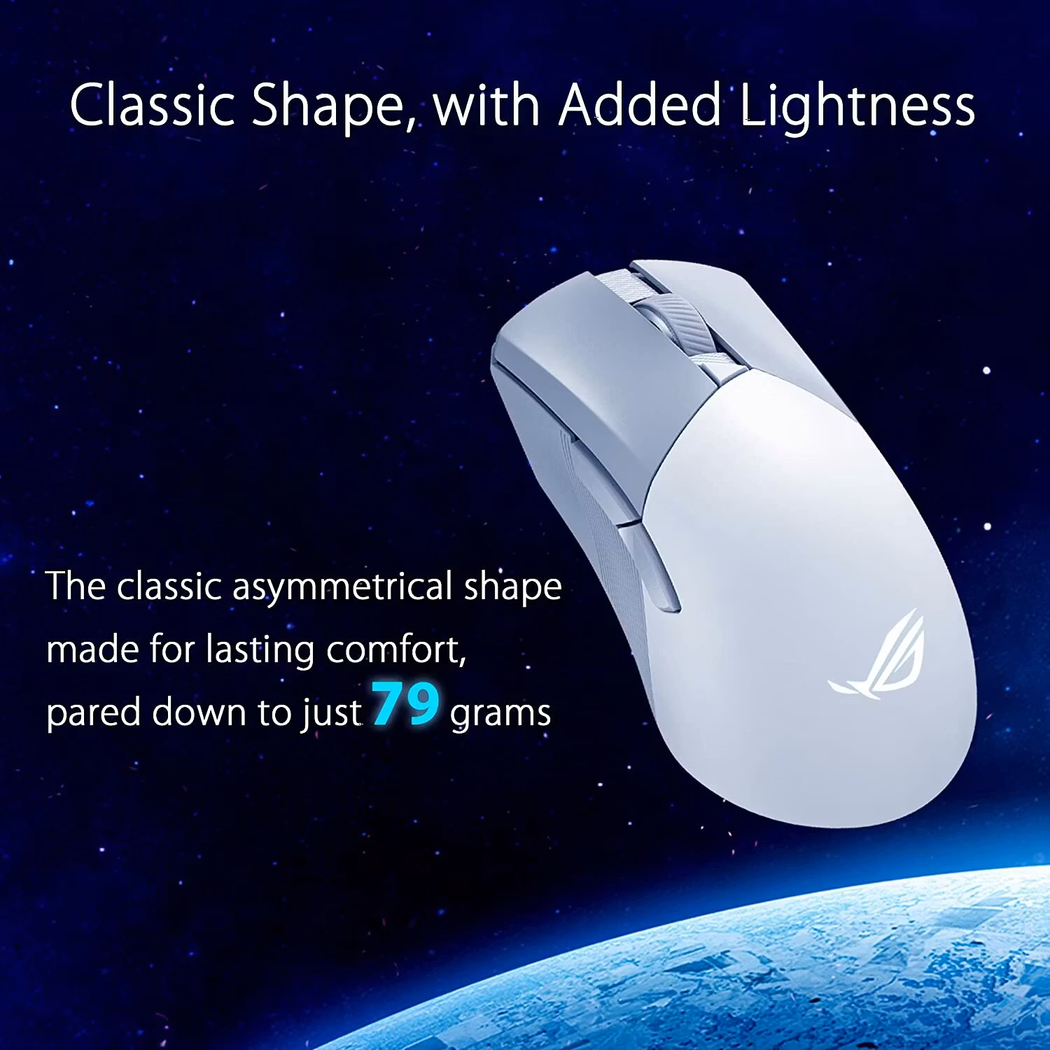 ASUS ROG Gladius III Wireless Aimpoint, gaming mouse (white)
