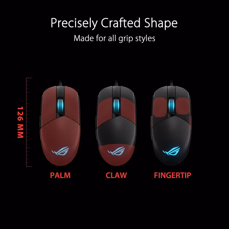 ASUS ROG Strix Impact III Gaming Mus Svart