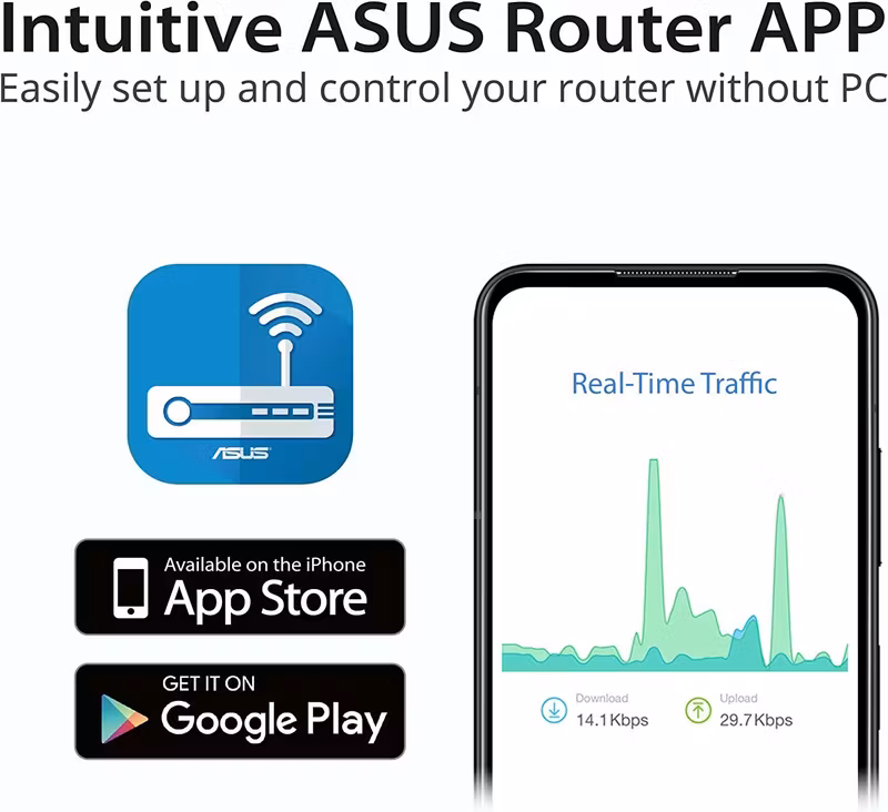 ASUS RT-AX57 AX3000 WiFi 6 router