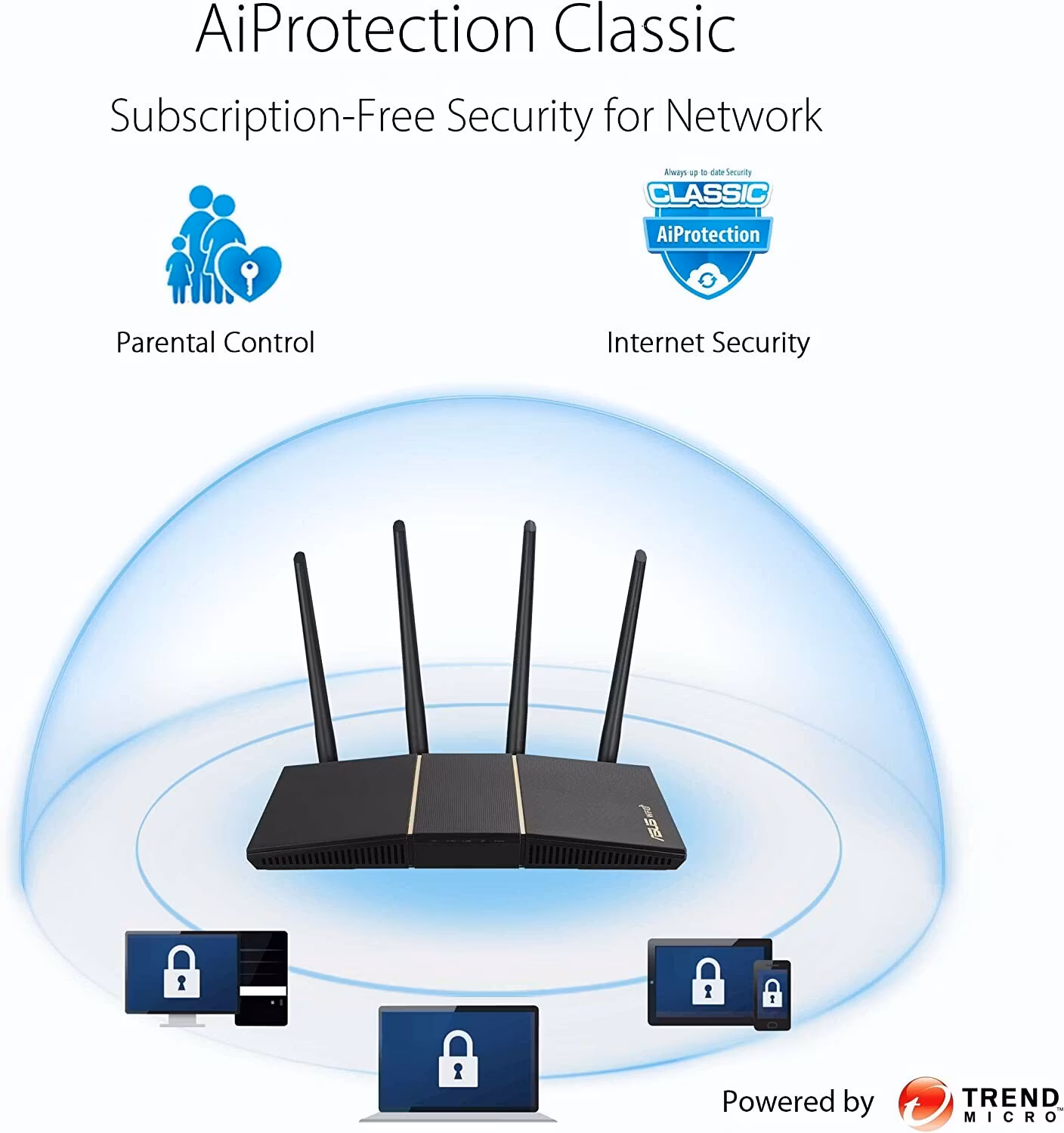 ASUS RT-AX57 AX3000 WiFi 6 router
