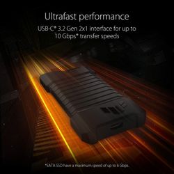ASUS TUF Gaming A1, Drive Case (Black)