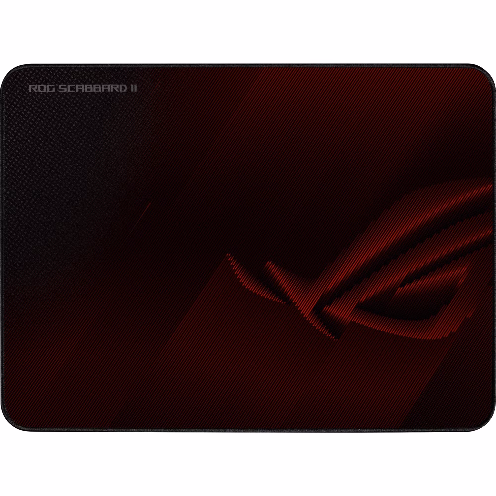 ASUS ROG Scabbard II Gaming Mouse Pad (Black/Dark Red)
