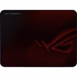 ASUS ROG Scabbard II Gaming Mouse Pad (Black/Dark Red)