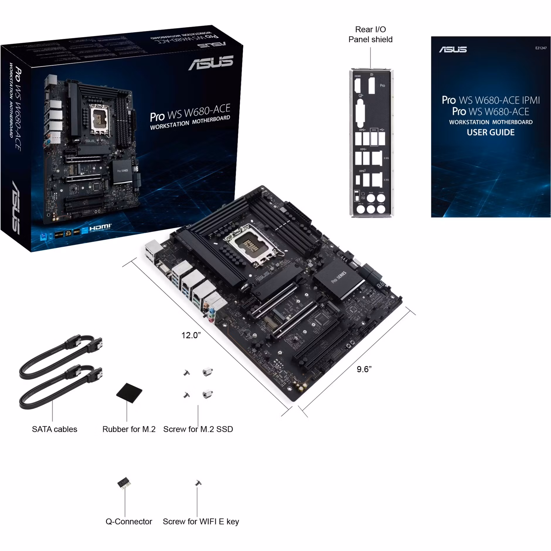 ASUS PRO WS W680-ACE - Socket 1700 - motherboard