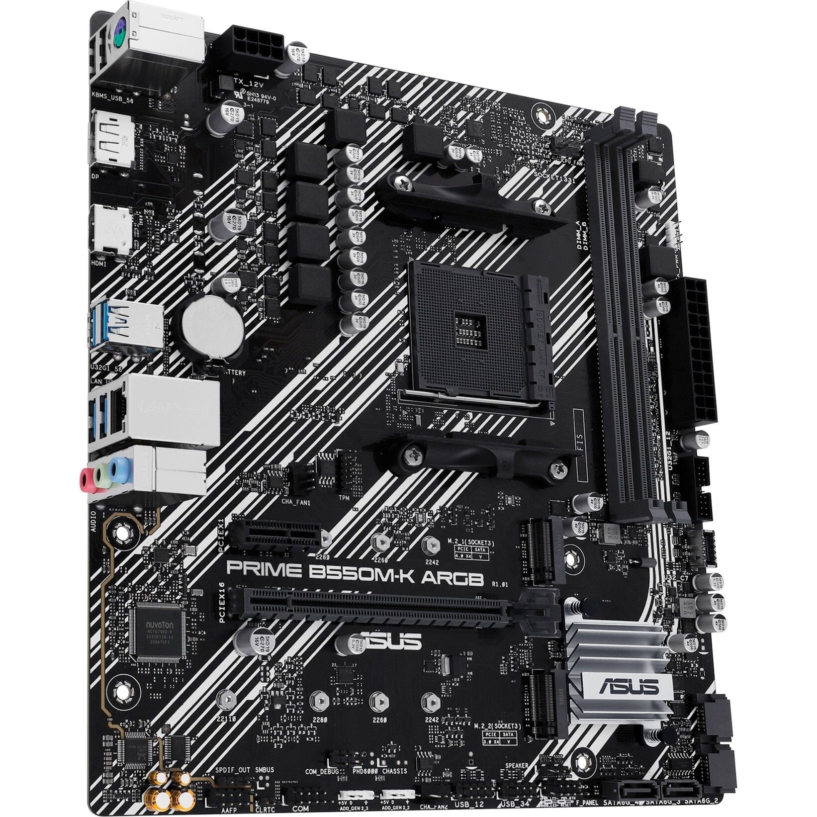 ASUS PRIME B550M-K ARGB - Socket AM4 - motherboard