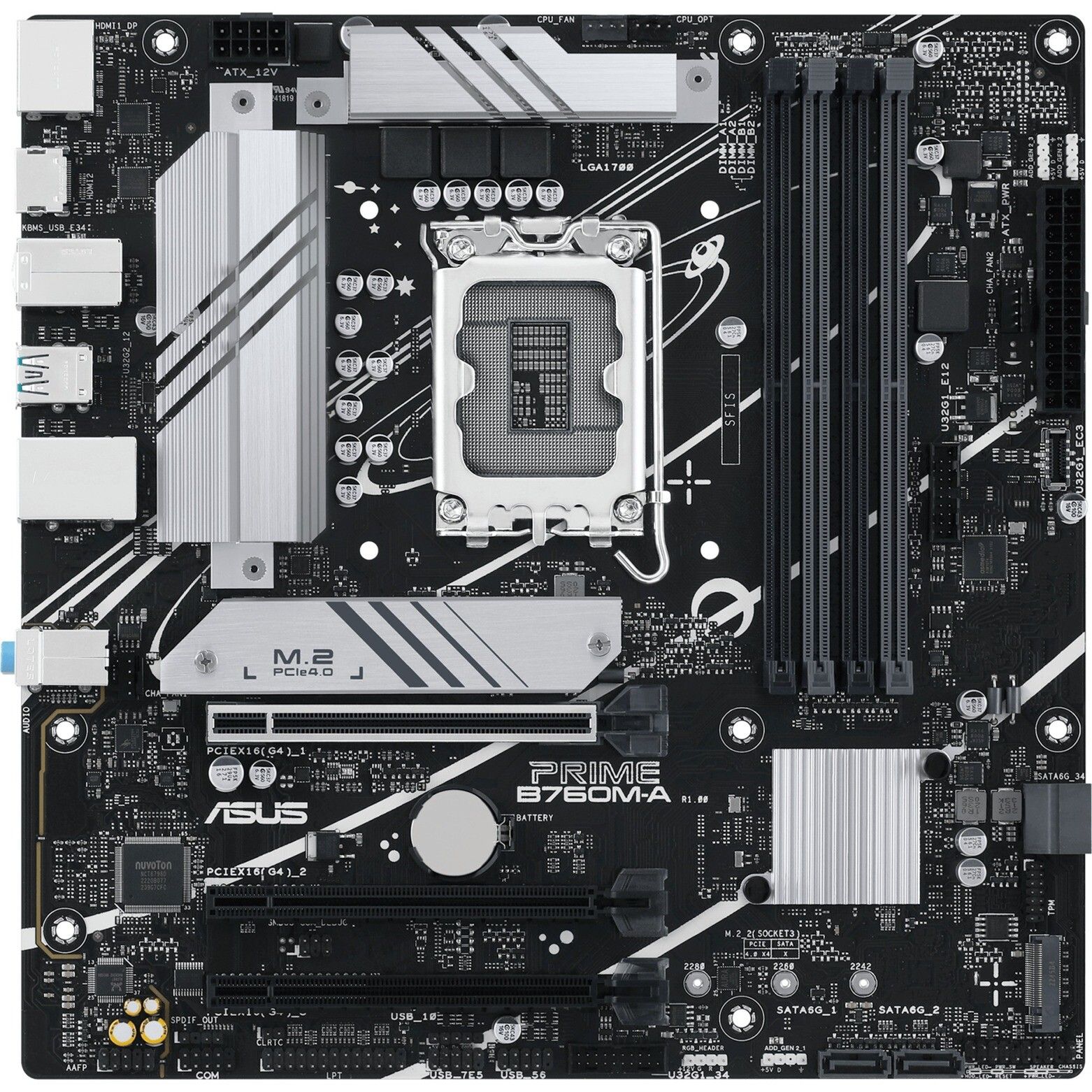ASUS PRIME B760M-A-CSM - Socket 1700 - motherboard