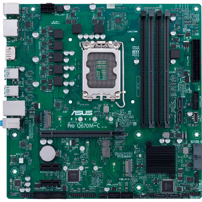ASUS PRO Q670M-C-CSM Socket 1700 Moderkort