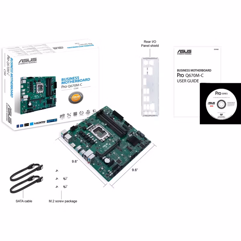 ASUS PRO Q670M-C-CSM Socket 1700 Moderkort