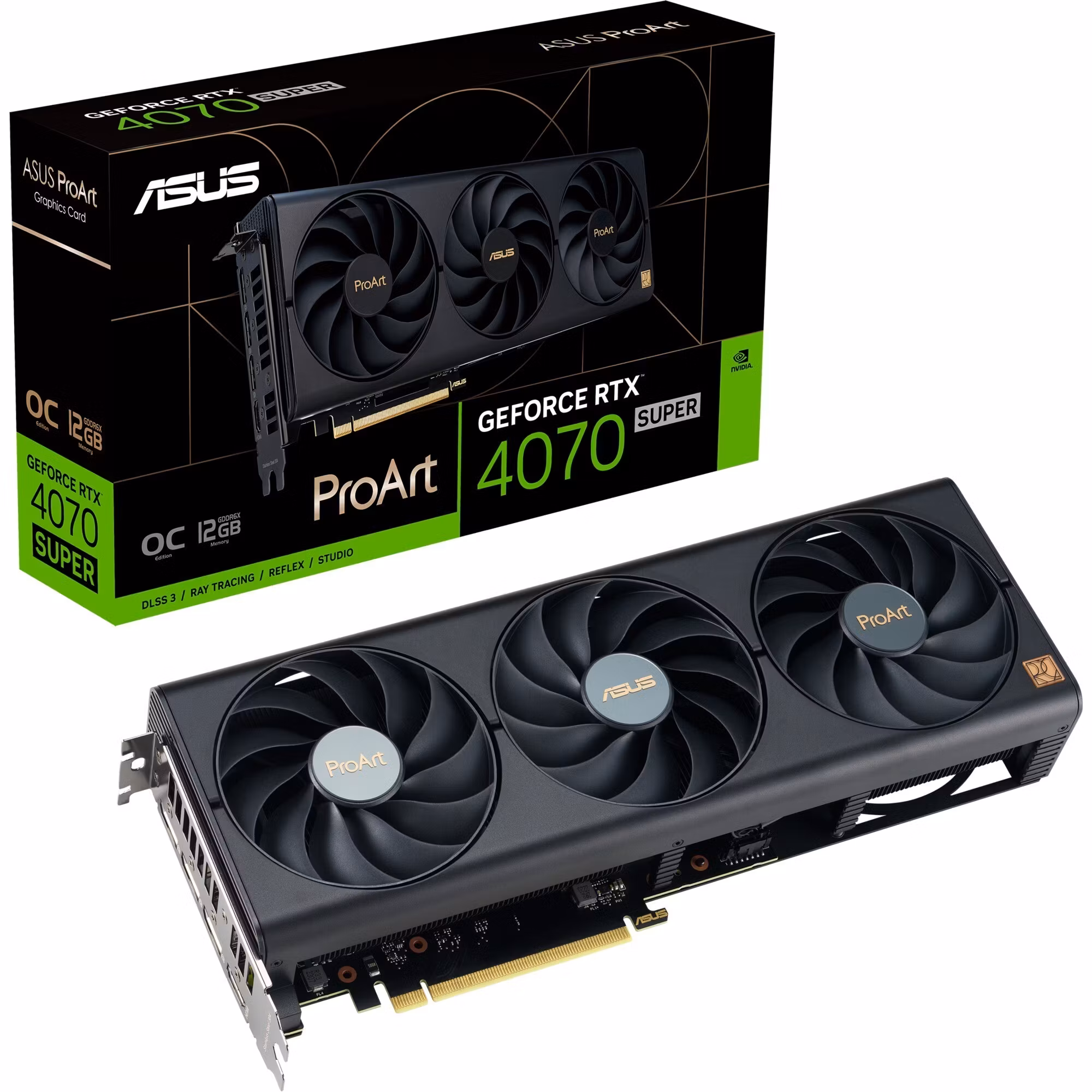 ASUS GeForce RTX 4070 SUPER ProArt OC 12GB GDDR6X RAM Grafikkort