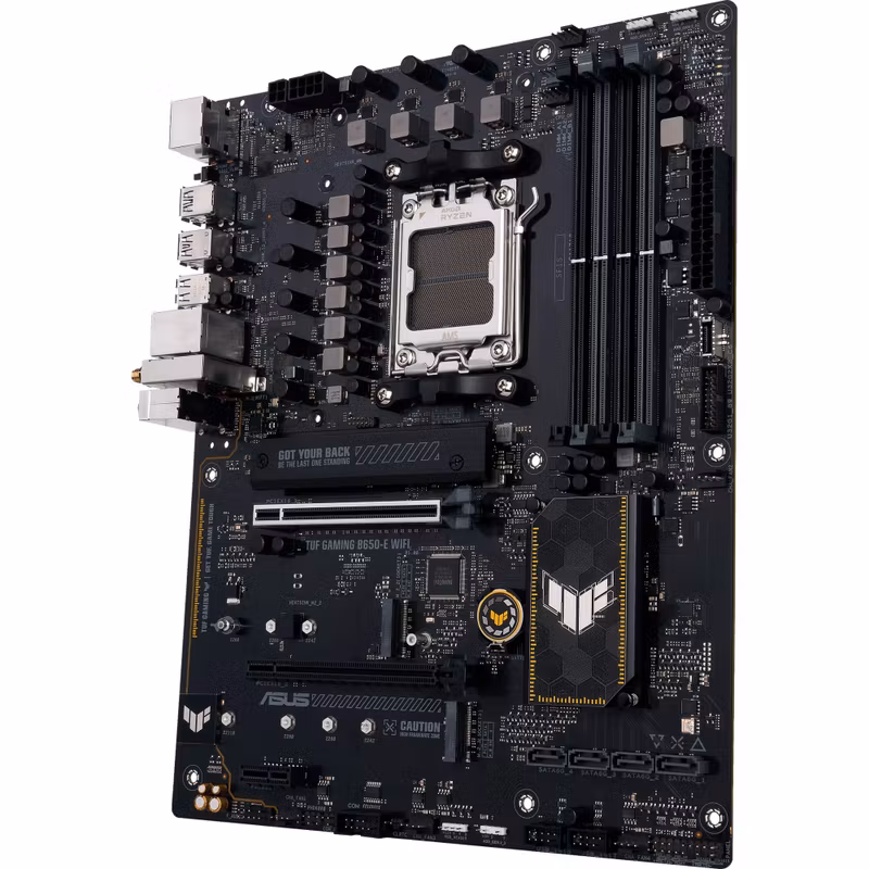 ASUS TUF GAMING B650-E WIFI - Socket AM5 - motherboard (black/light orange)