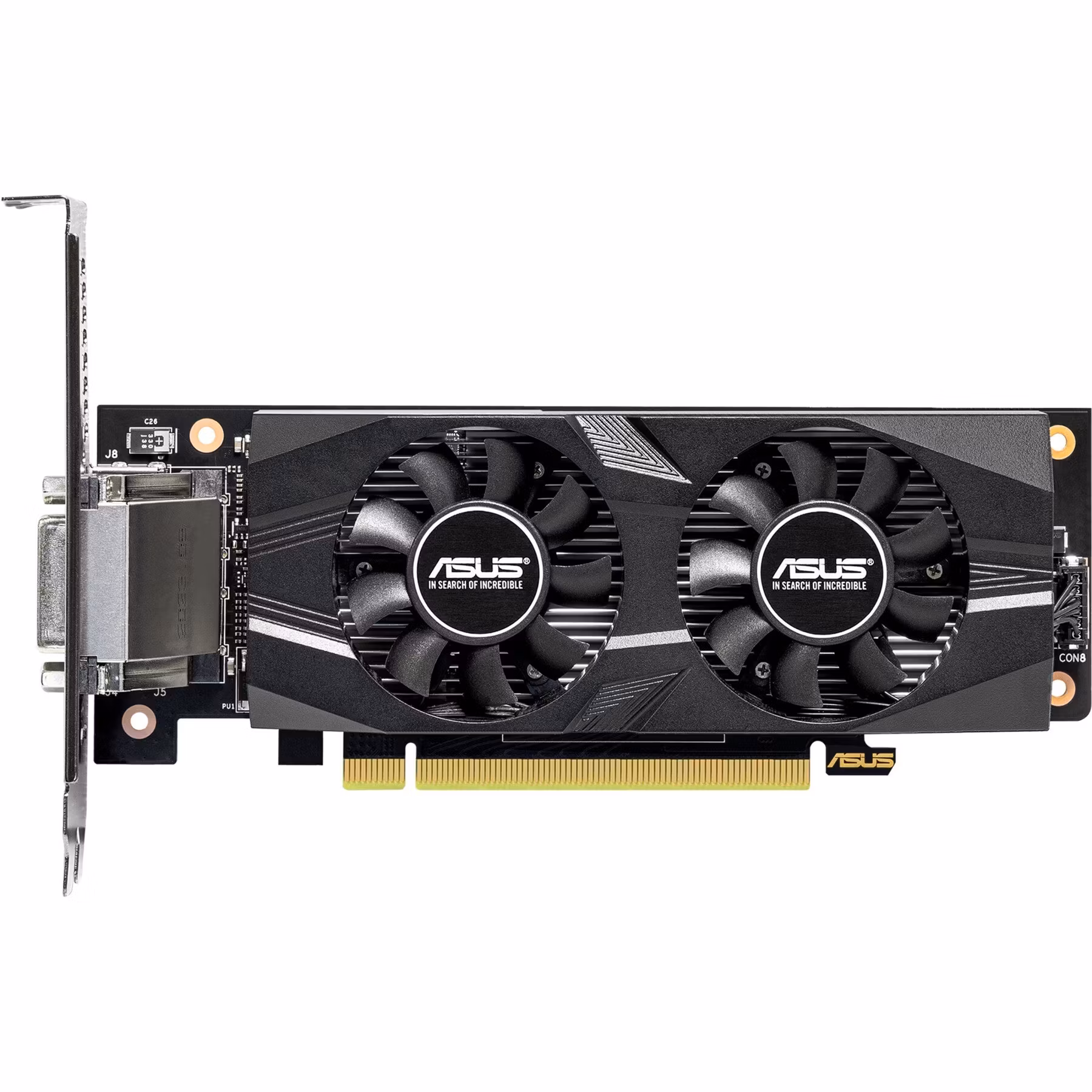 ASUS GeForce RTX 3050 LP-BRK, graphics card (1x DisplayPort, 1x HDMI 2.1, 1x DVI-D)