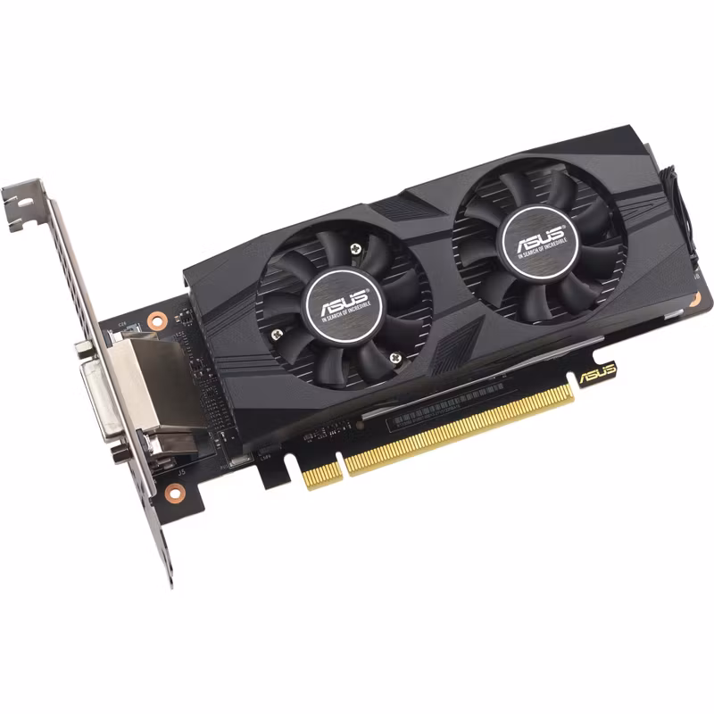 ASUS GeForce RTX 3050 LP-BRK, graphics card (1x DisplayPort, 1x HDMI 2.1, 1x DVI-D)