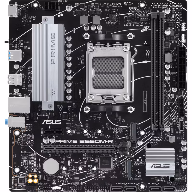 ASUS PRIME B650M-R Socket AM5 Moderkort