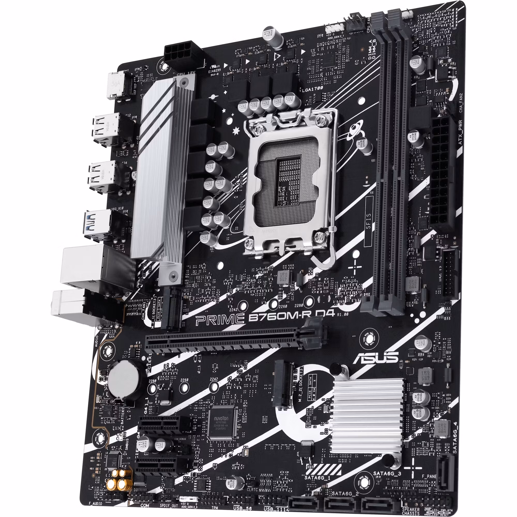 ASUS PRIME B760M-R D4 - Socket 1700 - motherboard
