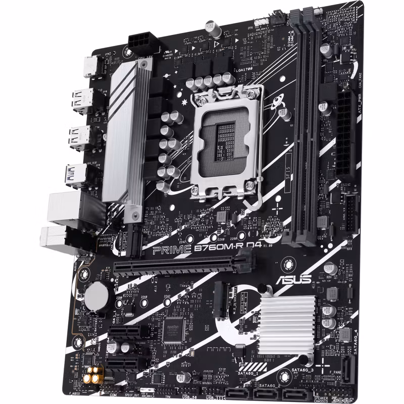 ASUS PRIME B760M-R D4 Socket 1700 Moderkort
