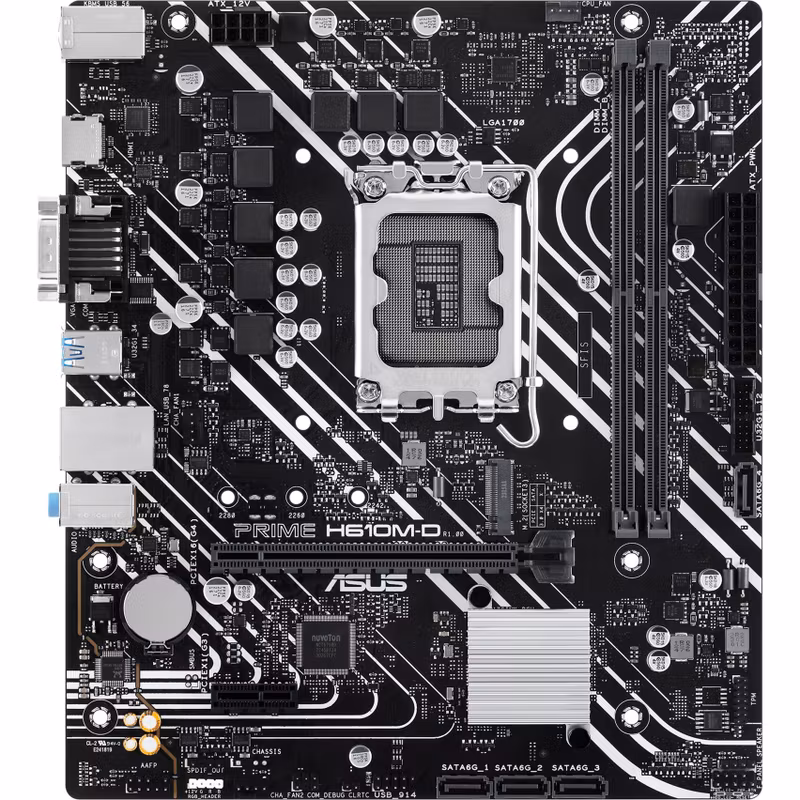 ASUS PRIME H610M-D - Socket 1700 Moderkort