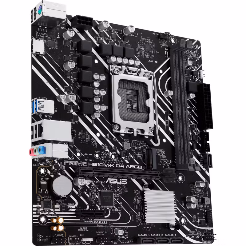 ASUS PRIME H610M-K D4 ARGB - Socket 1700 - motherboard